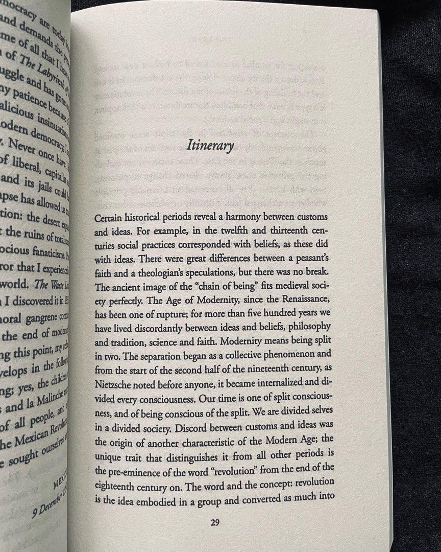 Itinerary An Intellectual Journey By Octavio Paz, Hobbies & Toys