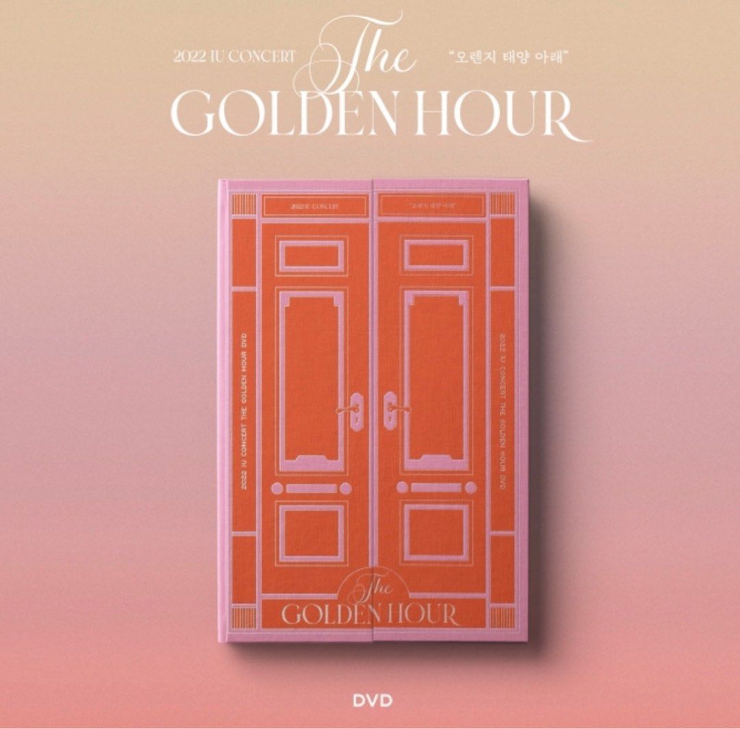 預訂）IU 2022 the golden hour concert dvd, 興趣及遊戲, 收藏品及
