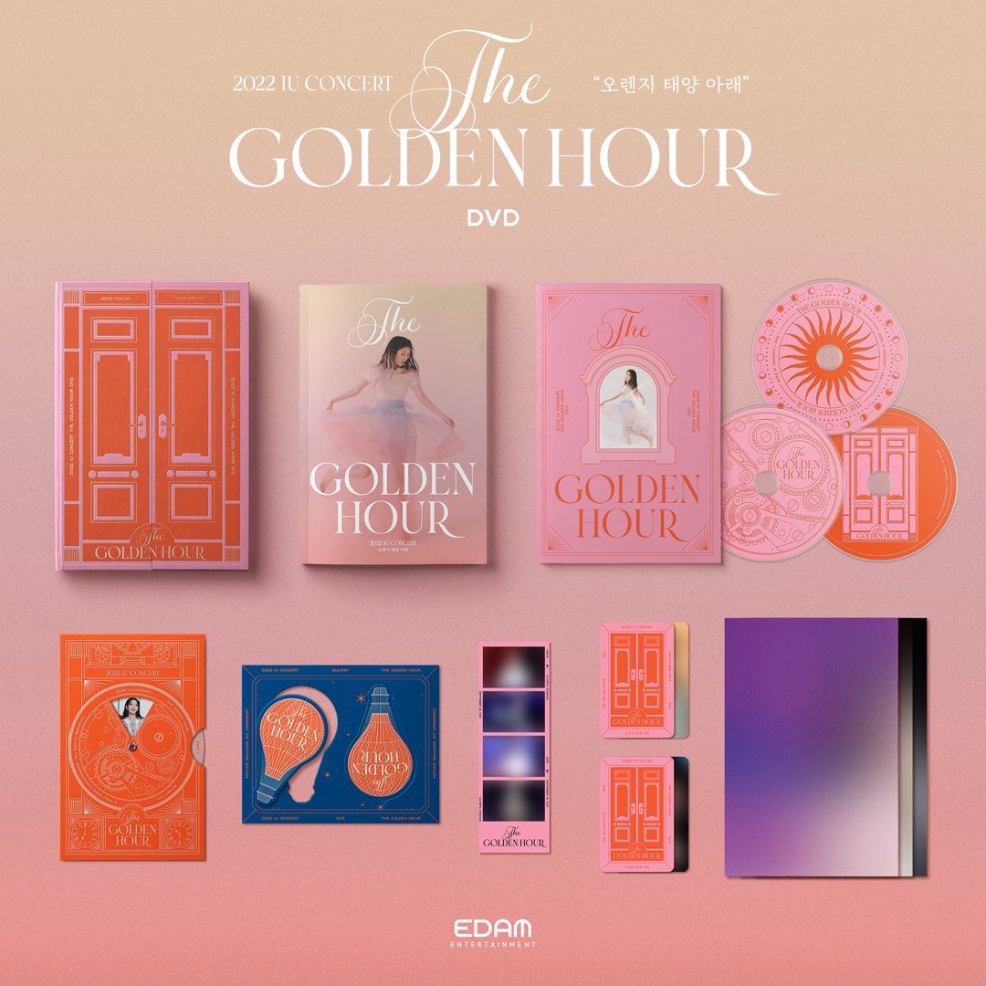 IU Concert 2022 The Golden Hour Blu-ray/DVD, 興趣及遊戲, 收藏品及 