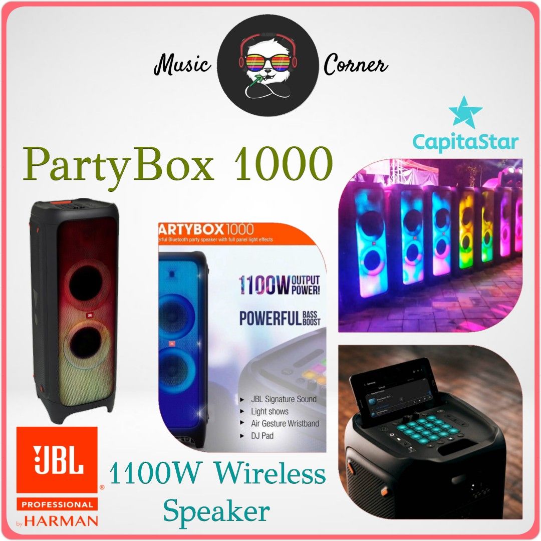 Buy JBL PartyBox 1000 with DJ Launchpad,Light Effects,Air Gesture