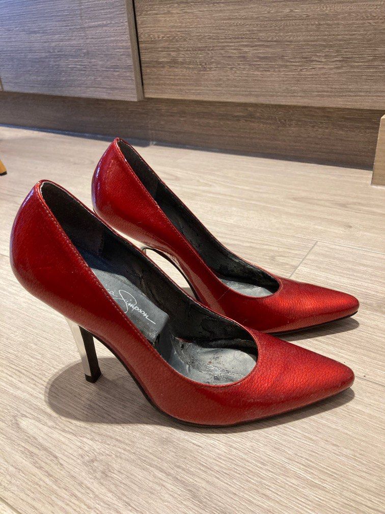Jessica simpson red outlet high heels