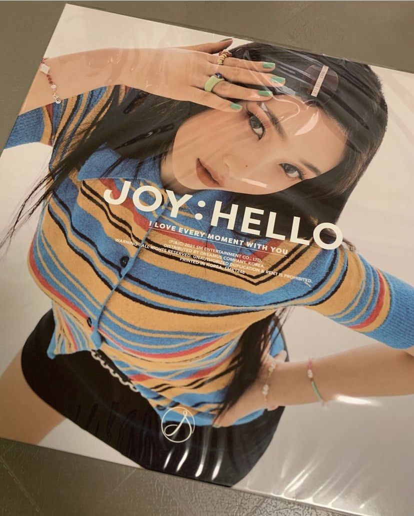 Joy Hello LP 黑膠碟唱片Red Velvet , 興趣及遊戲, 音樂、樂器& 配件