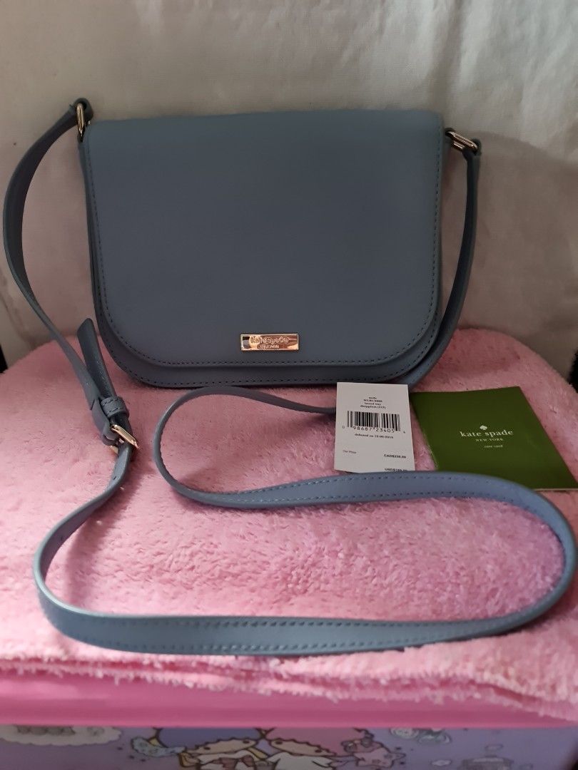 KATE SPADE Large Carsen Laurel Way Cross Body Cloud Cover