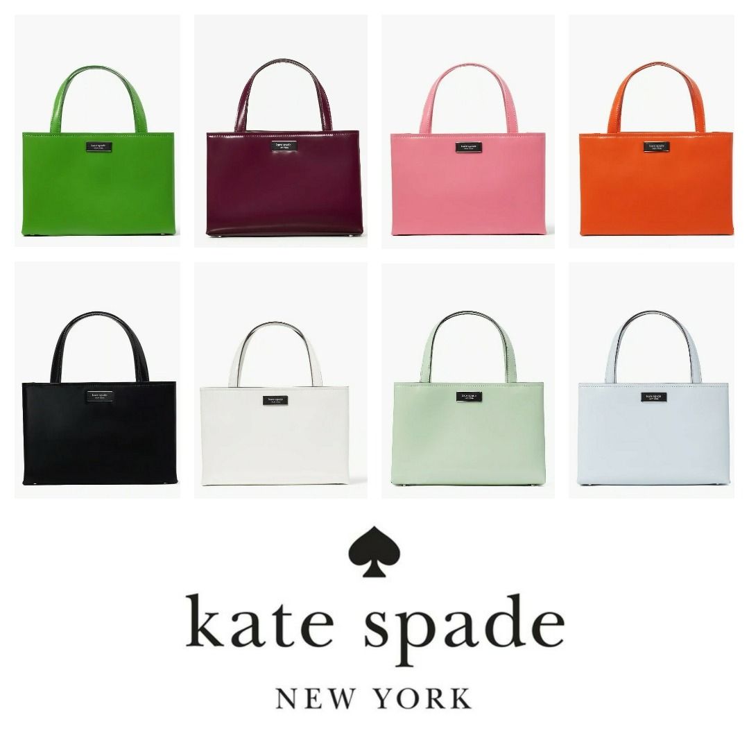 Kate Spade New York The Original Bag Leather Small Tote Pistachio Cream, Tote