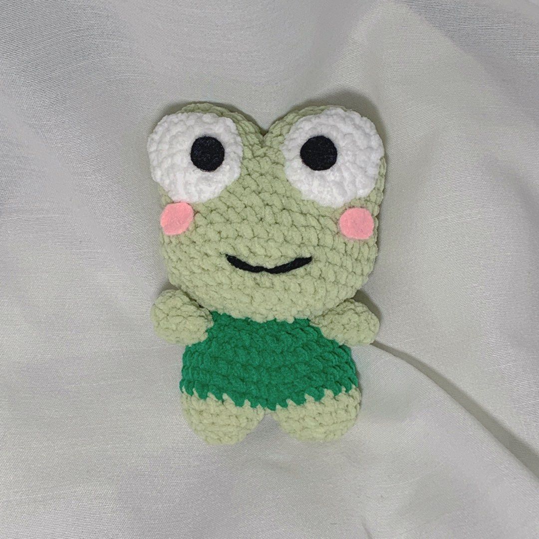 crochet keroppi, Hobbies & Toys, Stationery & Craft, Handmade Craft on ...