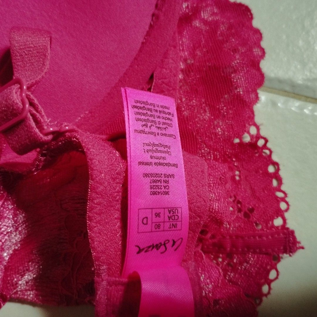 La Senza pale pink Lace Underwire lightly Padded So Free Bra Size 36B - $24  - From Tuan