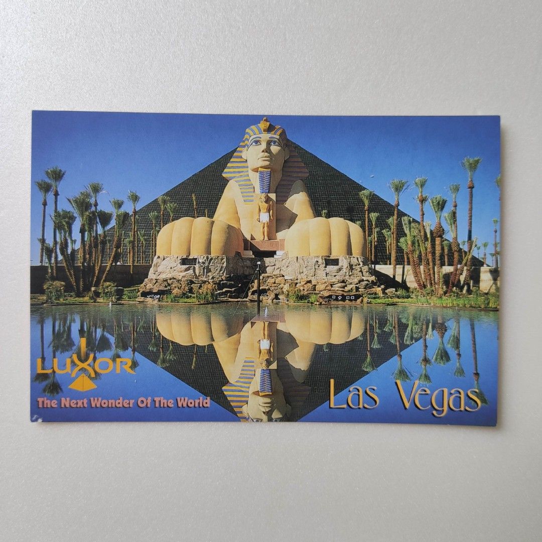 Las Vegas postcards 1990s hotel Luxor Excalibur Circus Circus, Hobbies
