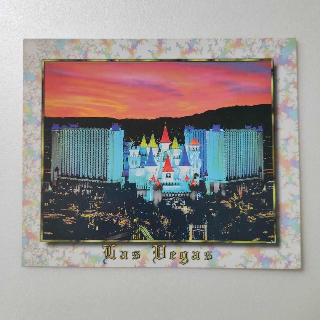 Las Vegas postcards 1990s hotel Luxor Excalibur Circus Circus, Hobbies