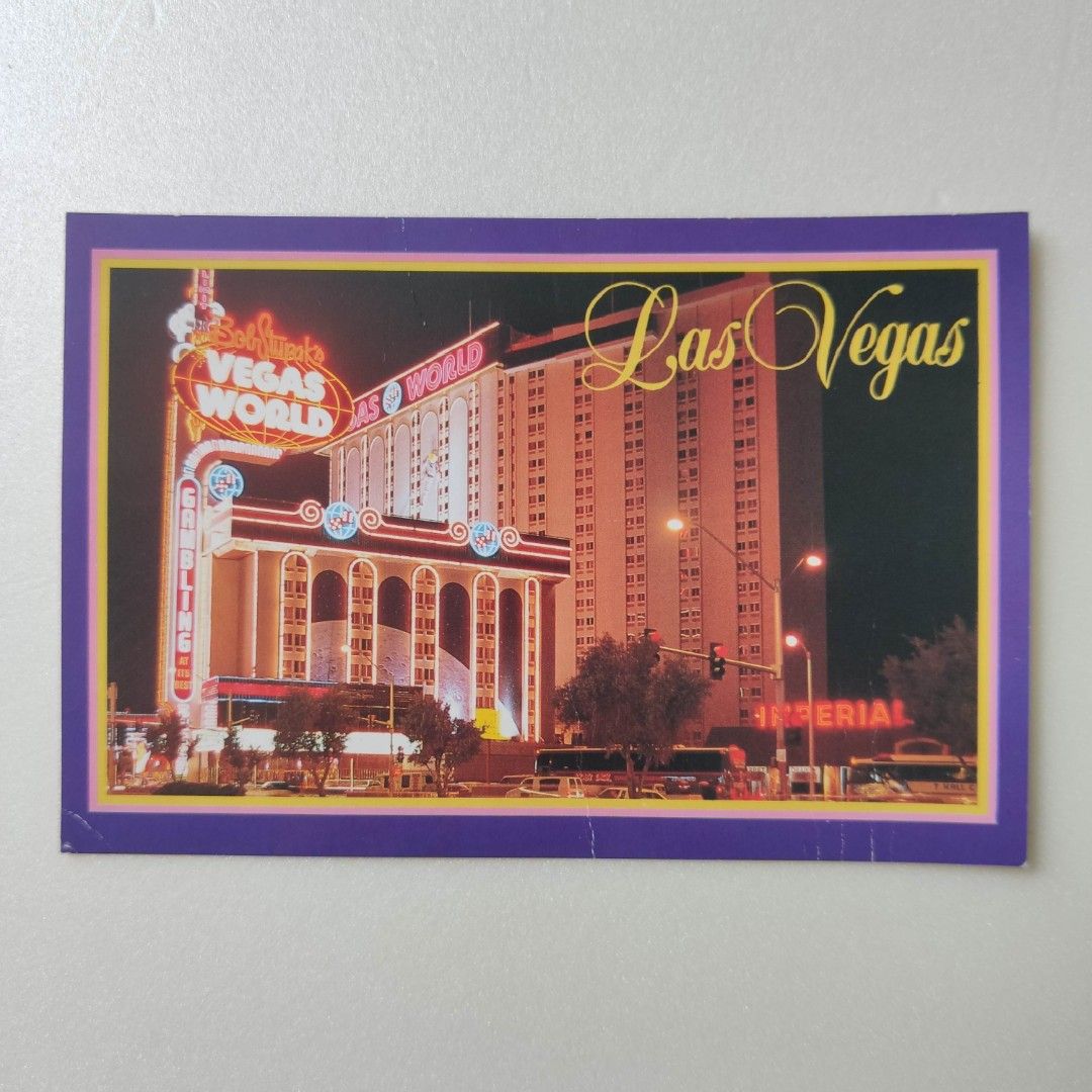 Las Vegas postcards 1990s hotel Luxor Excalibur Circus Circus, Hobbies