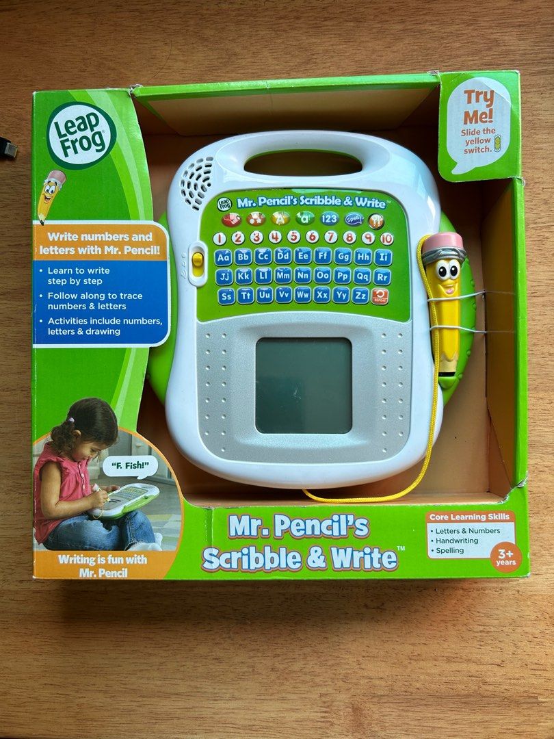 Leapfrog Mr Pencil Scribble and Write, Hobbies & Toys, Toys & Games on
