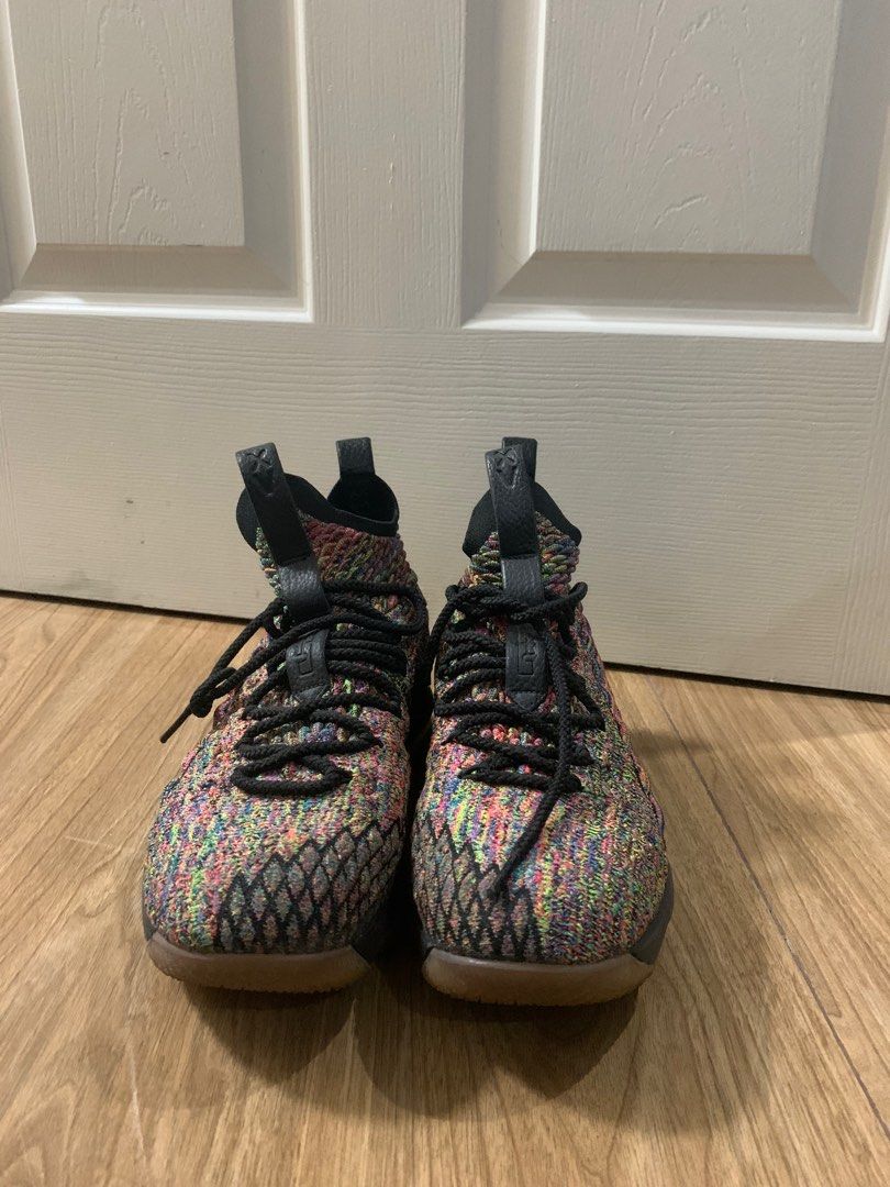 Lebron 15 multicolor hot sale
