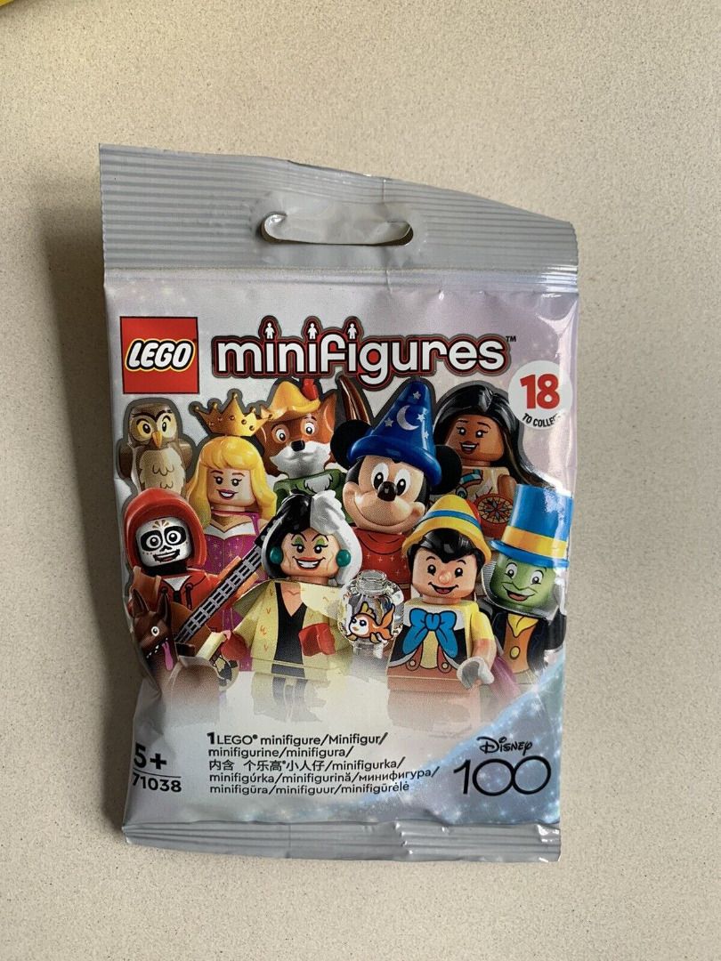 LEGO 71038 Complete Set of 18 Minifigures - Disney 100 Series
