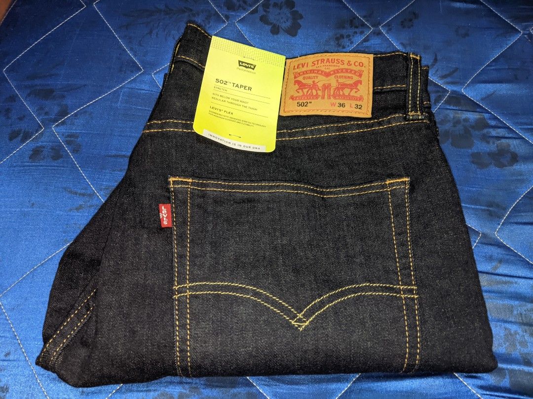 levis 502 slim taper original Men s Fashion Bottoms Jeans on
