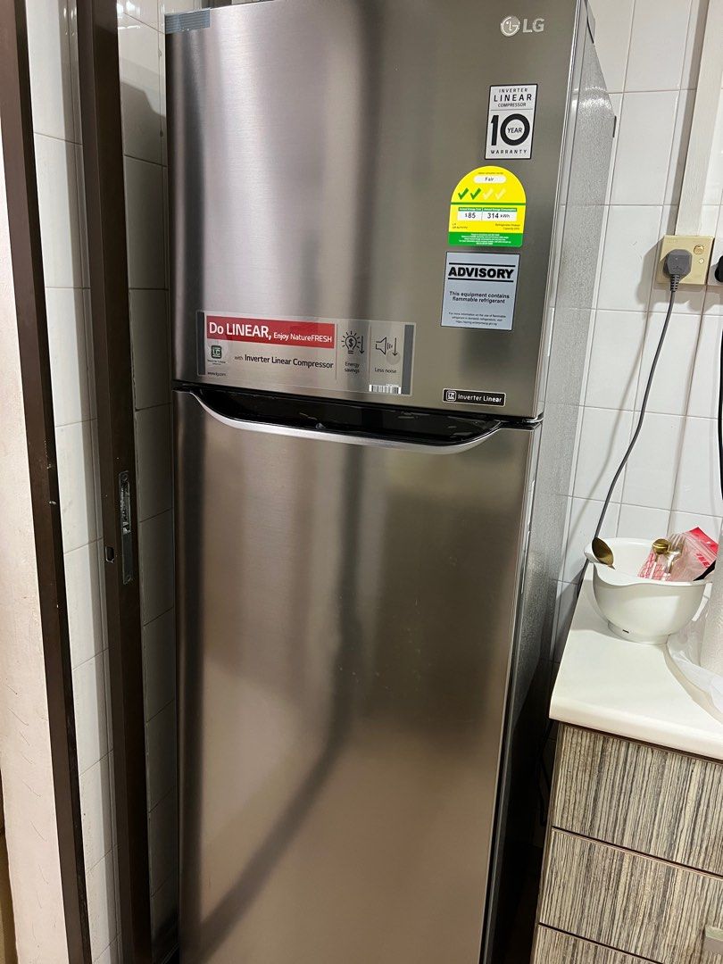 LG 2 Door Top Freezer Fridge, TV & Home Appliances, Kitchen Appliances