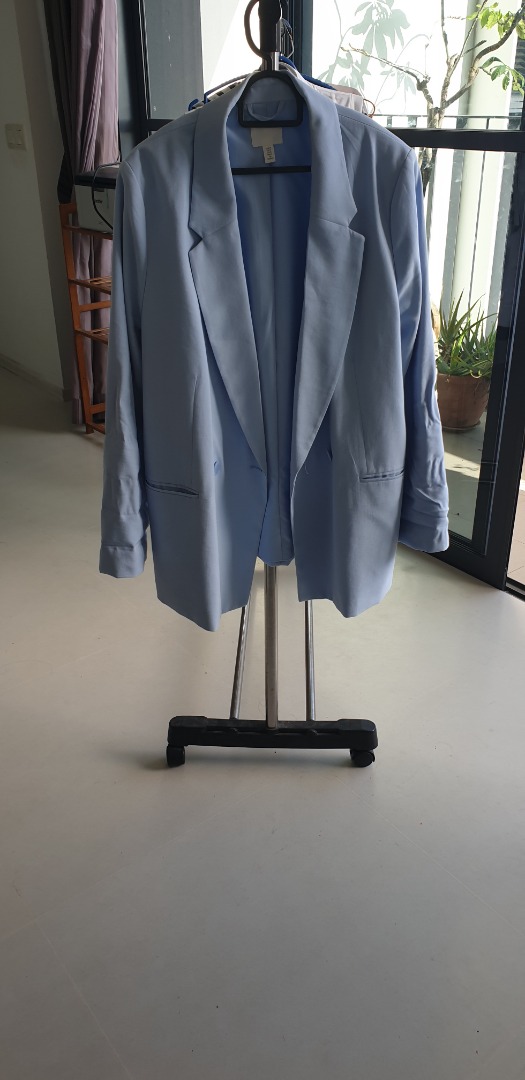 Light Blue Jacket, Women's Fashion, Coats, Jackets and Outerwear on