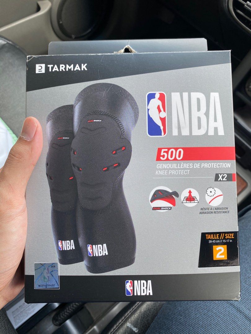 Adult Protective Basketball Knee Pads Twin-Pack - NBA TARMAK
