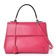 Louis Vuitton Cluny MM Epi in hot pink