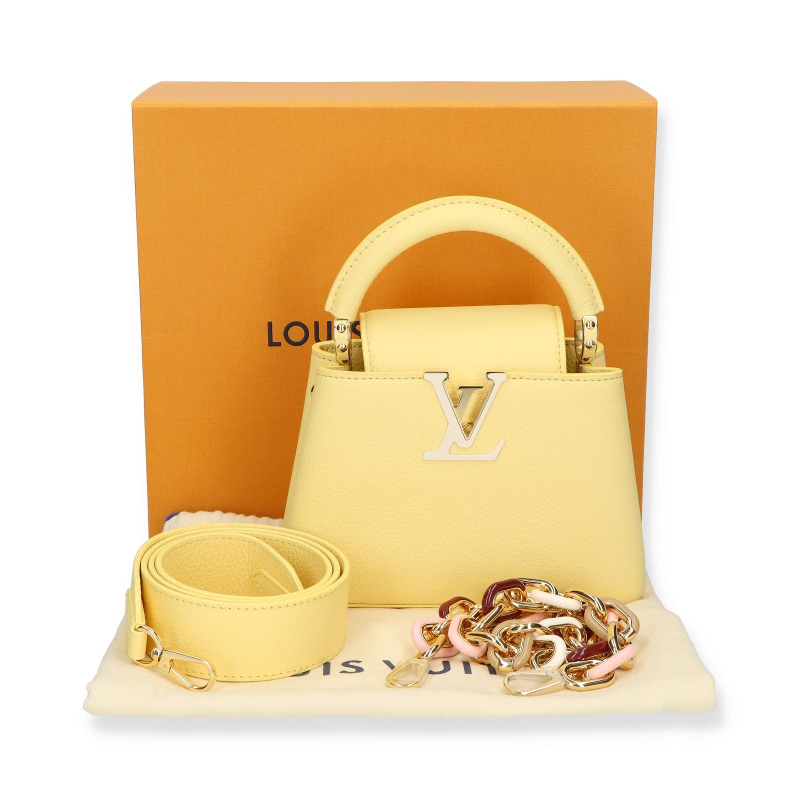 M21798 Louis vuitton LV capucines PM BB mini handbag in 2023