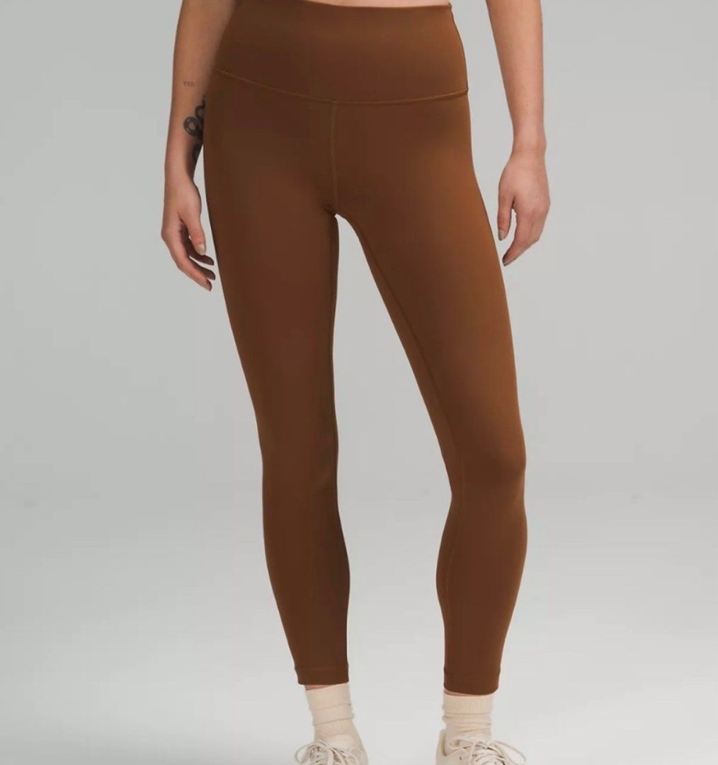 Lululemon Wunder Train High-Rise Tight 25” Size 6 Roasted Brown (US  version), Women's Fashion, Activewear on Carousell