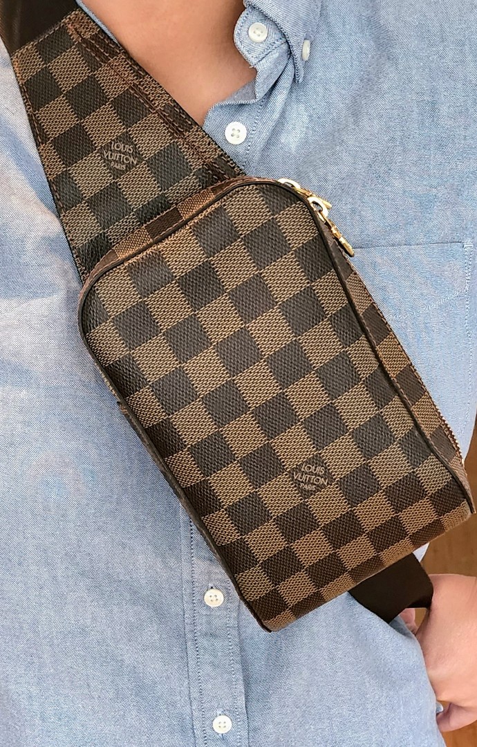 LV Geronimo Damier Ebene, Luxury, Bags & Wallets on Carousell