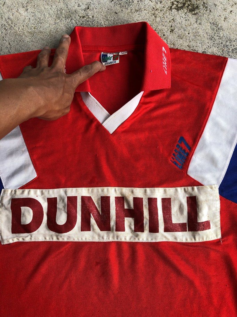 M Vintage LINE 7 DUNHILL jersey no 4 tribute johor sabah