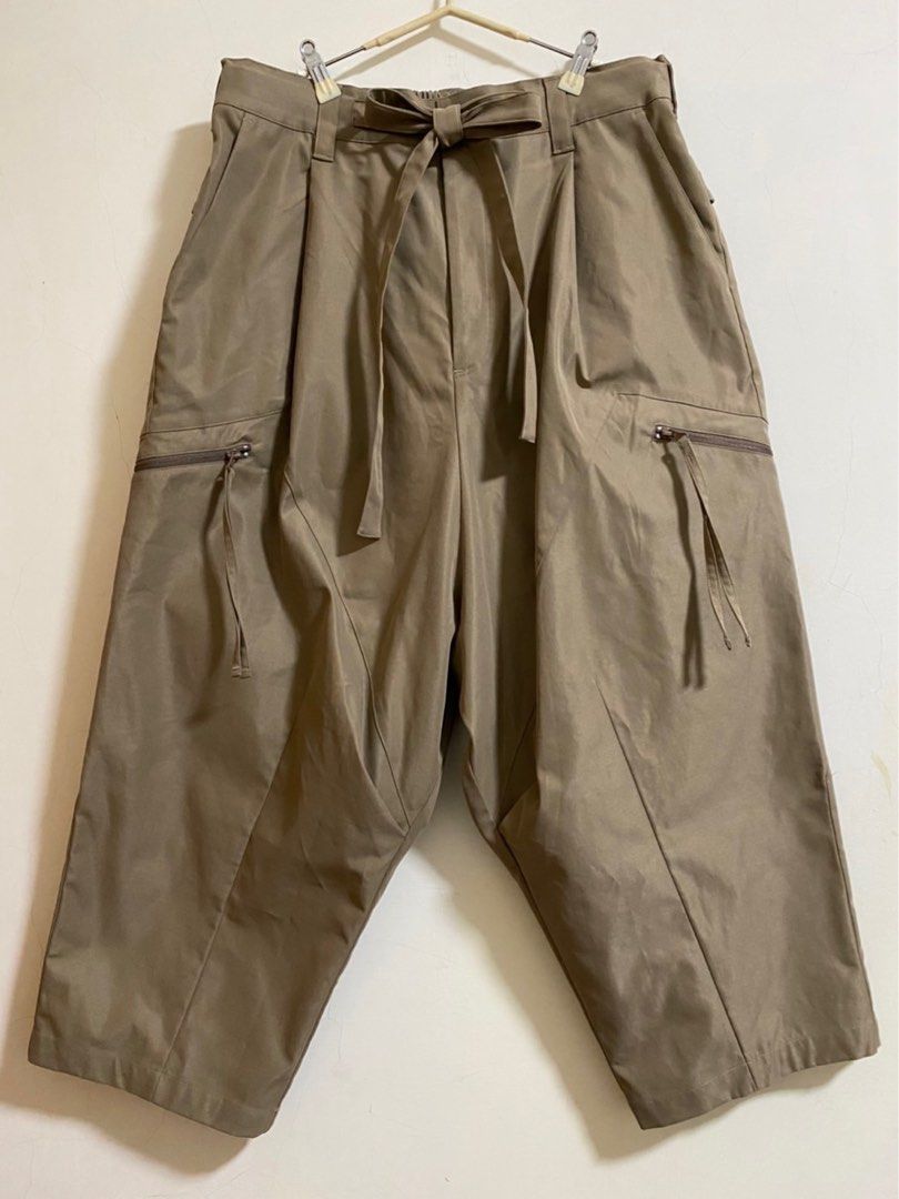 MELSIGN - Strap Zip Pocket Trouser 沙色, 他的時尚, 褲子, 長褲在