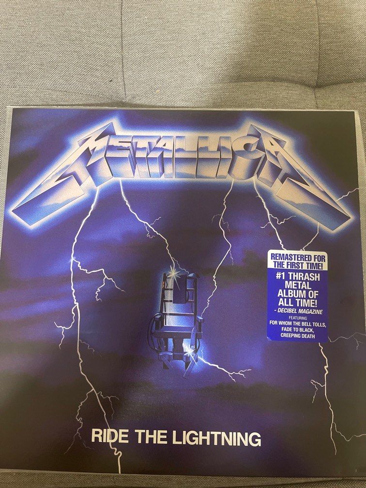Metallica Ride The Lightning Vinyl, Hobbies & Toys, Music & Media