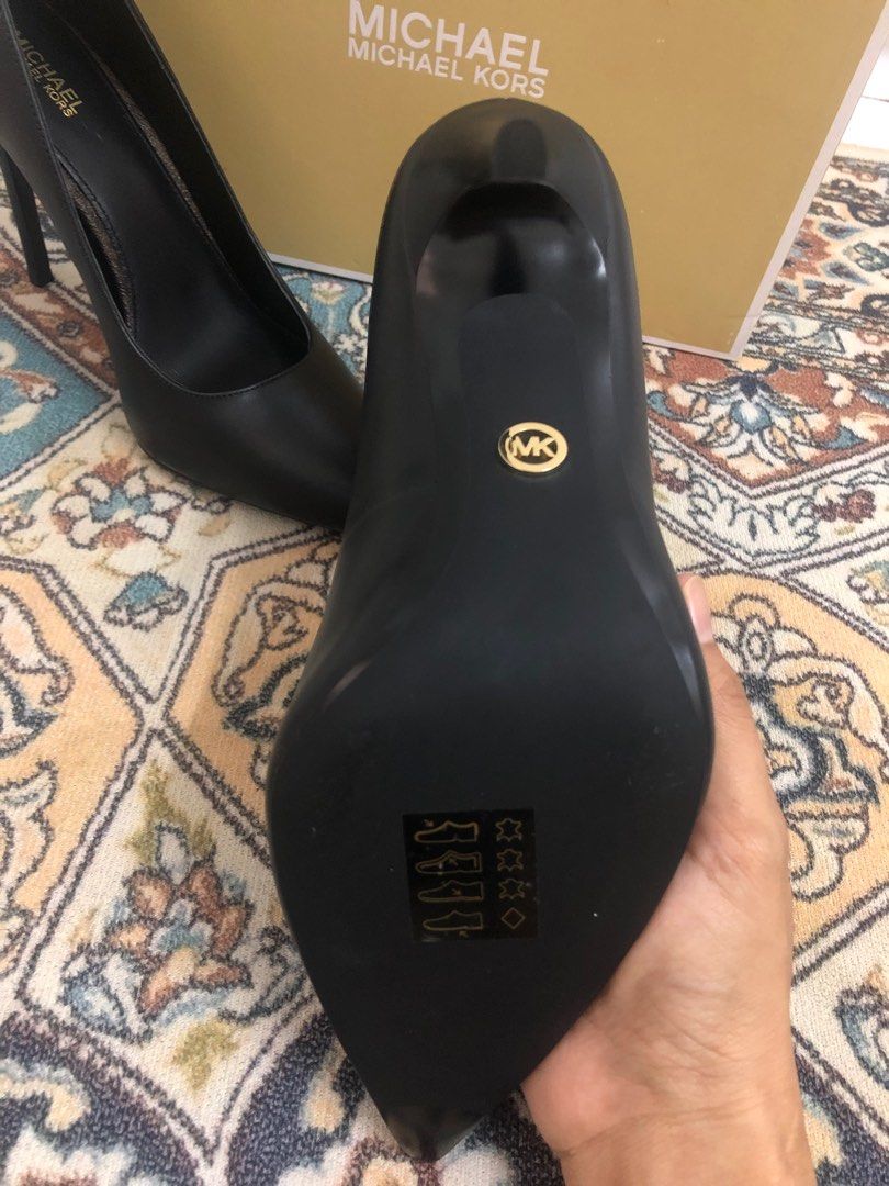 MICHAEL KORS Keke Pump Leather Black