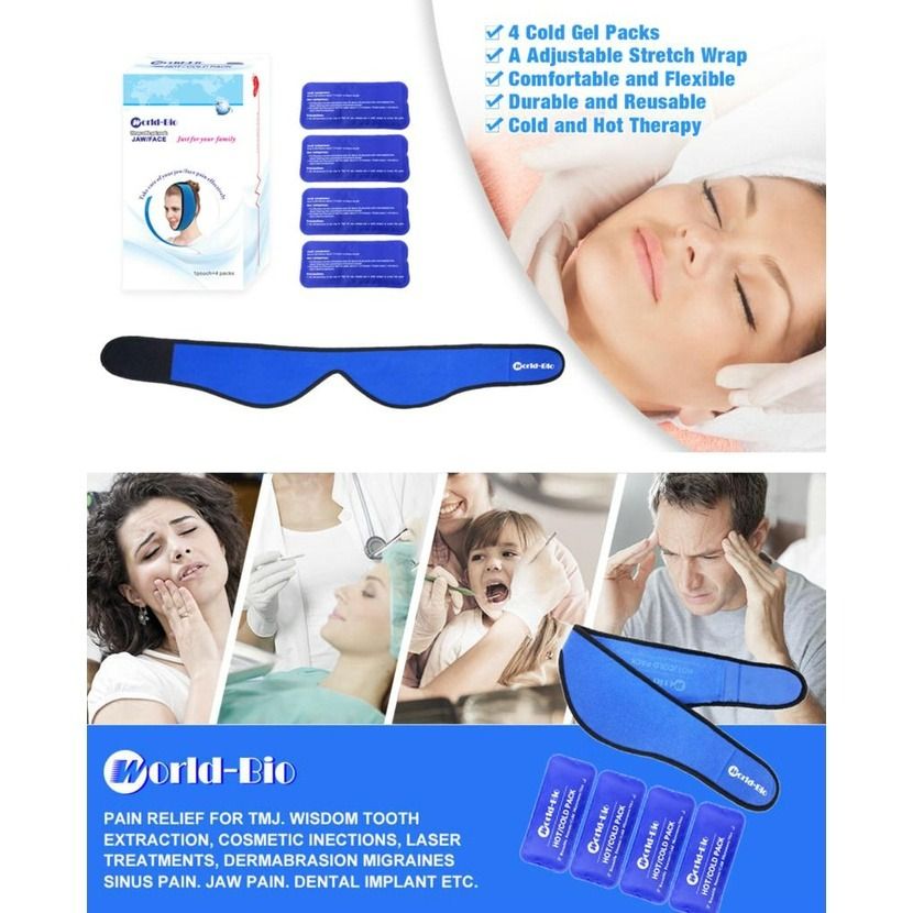 Migraines Relief Headache Relieve Ice Pack, Health & Nutrition, Braces