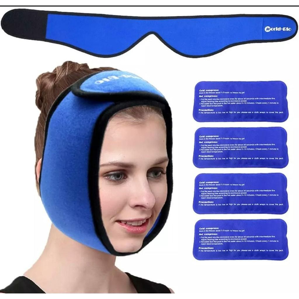 Migraines Relief Headache Relieve Ice Pack, Health & Nutrition, Braces