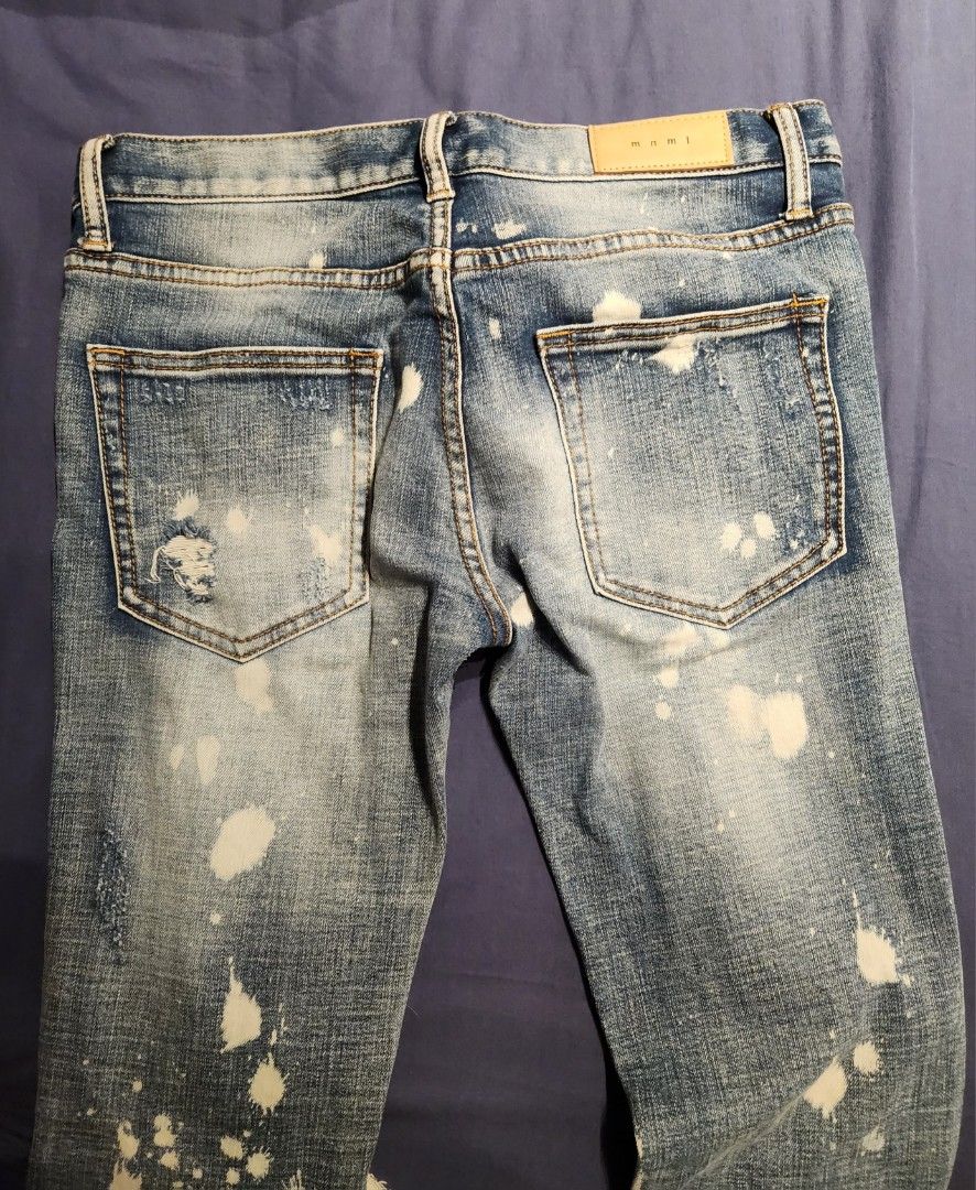 Mnml cheap distressed jeans