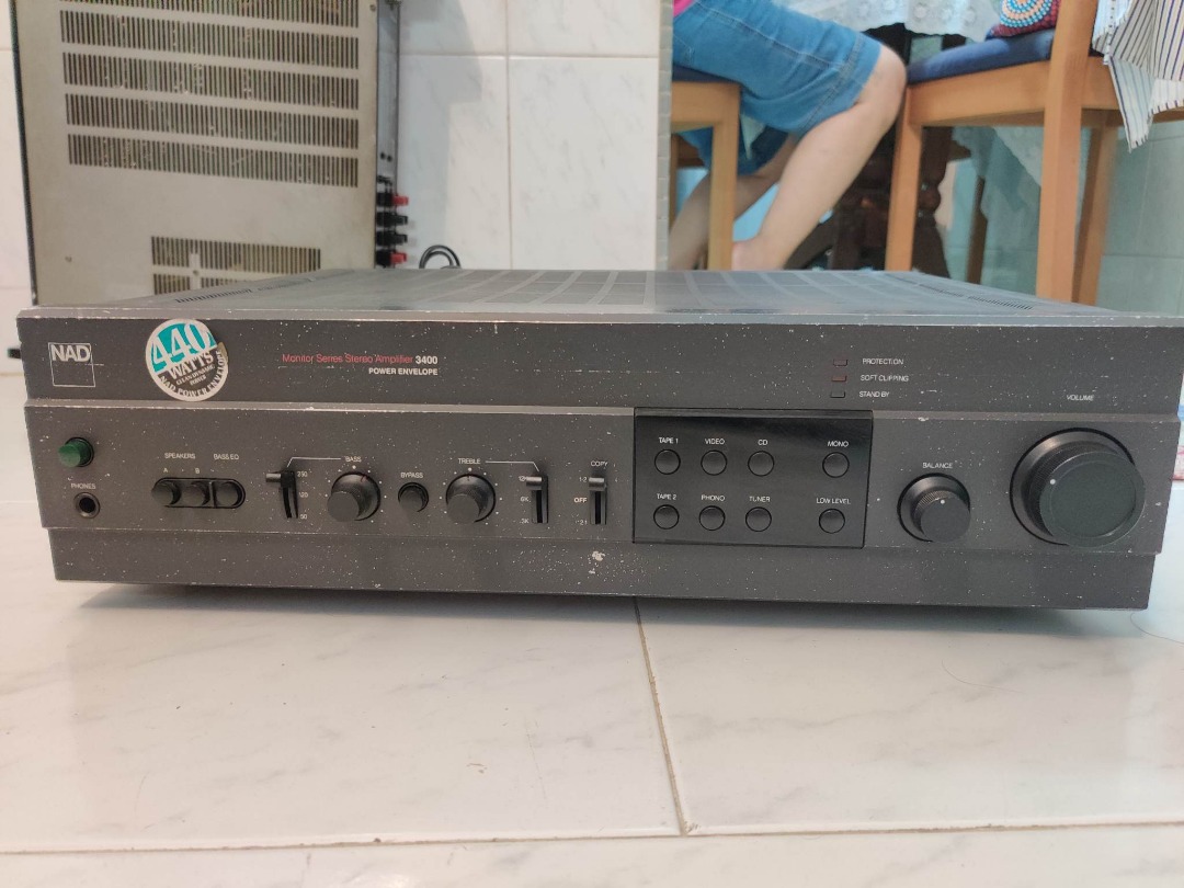 NAD 3400 Stereo Amplifier Audio Soundbars Speakers Amplifiers On 