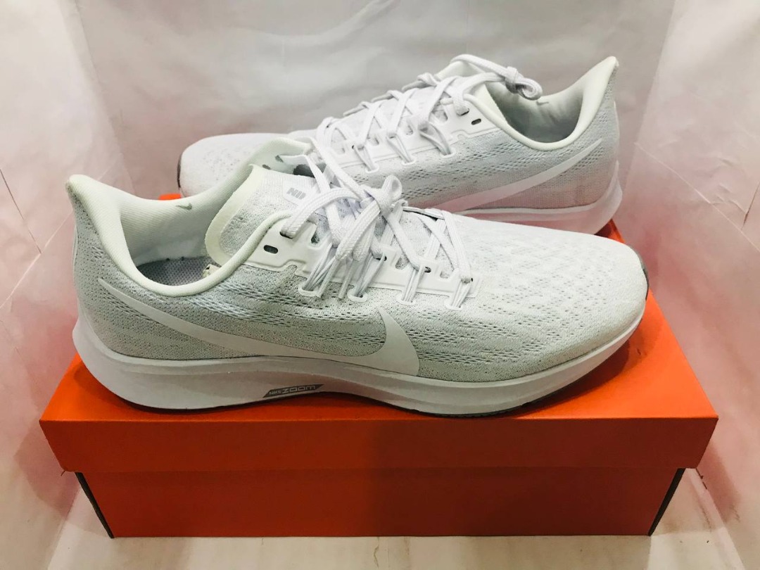 Air zoom pegasus shop 36 white half blue wolf grey white