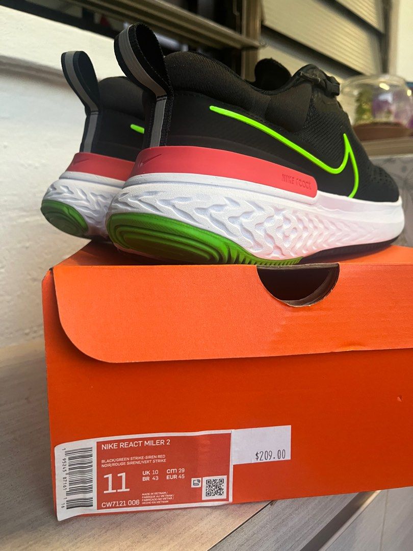 Nike react noir new arrivals rouge