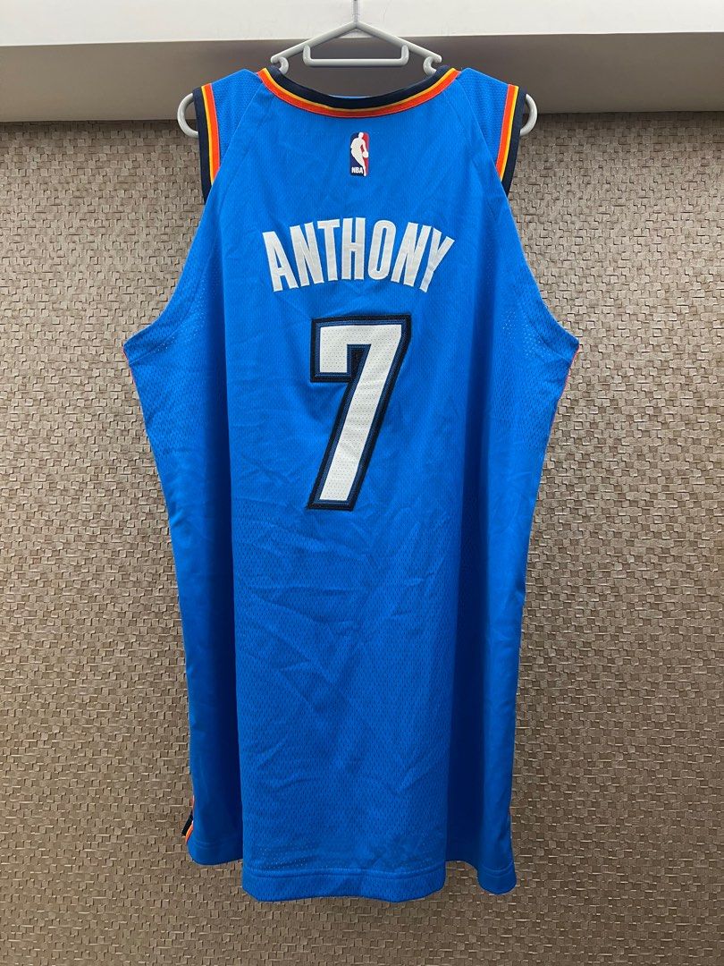 NWT Nike Carmelo Anthony OKC Thunder #7 Blue Statement Swingman