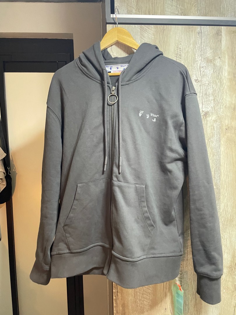 White best sale zipper jacket