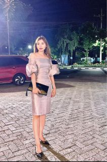 Olago puff dress