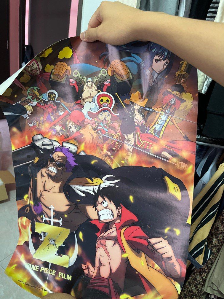 One piece film Z poster, Hobbies & Toys, Memorabilia & Collectibles, J