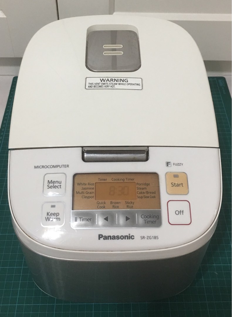 Panasonic Rice Cooker 1.8 litres SRZG185, TV & Home Appliances