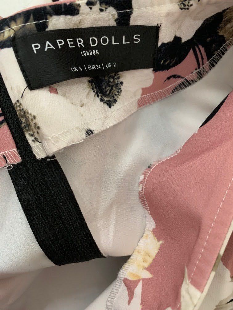 Paper Doll Floral Dress, Women's Fashion, Dresses & Sets, Dresses on