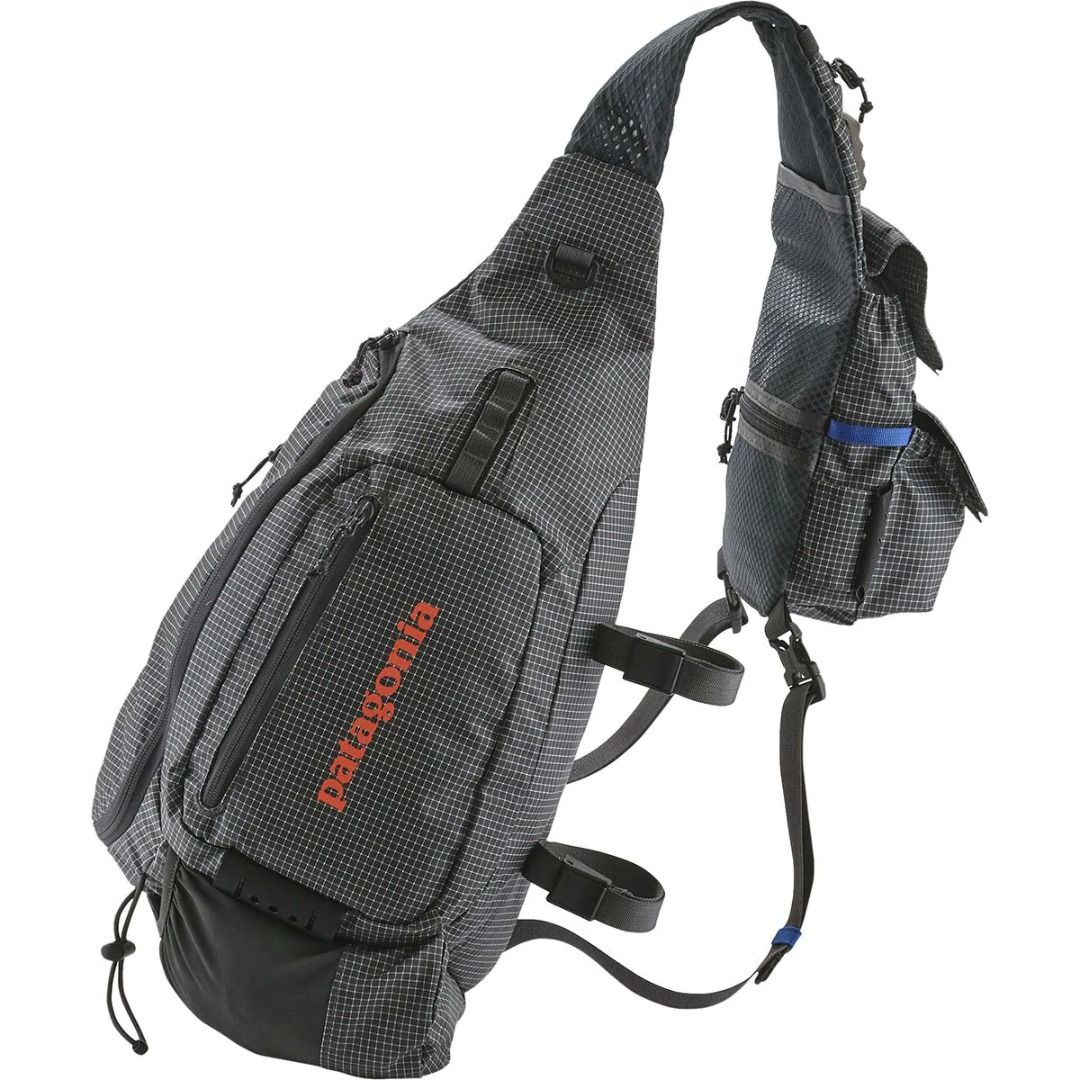 Patagonia 絕版Vest Front 8L Fly Fishing Sling Pack- 灰色(Forge