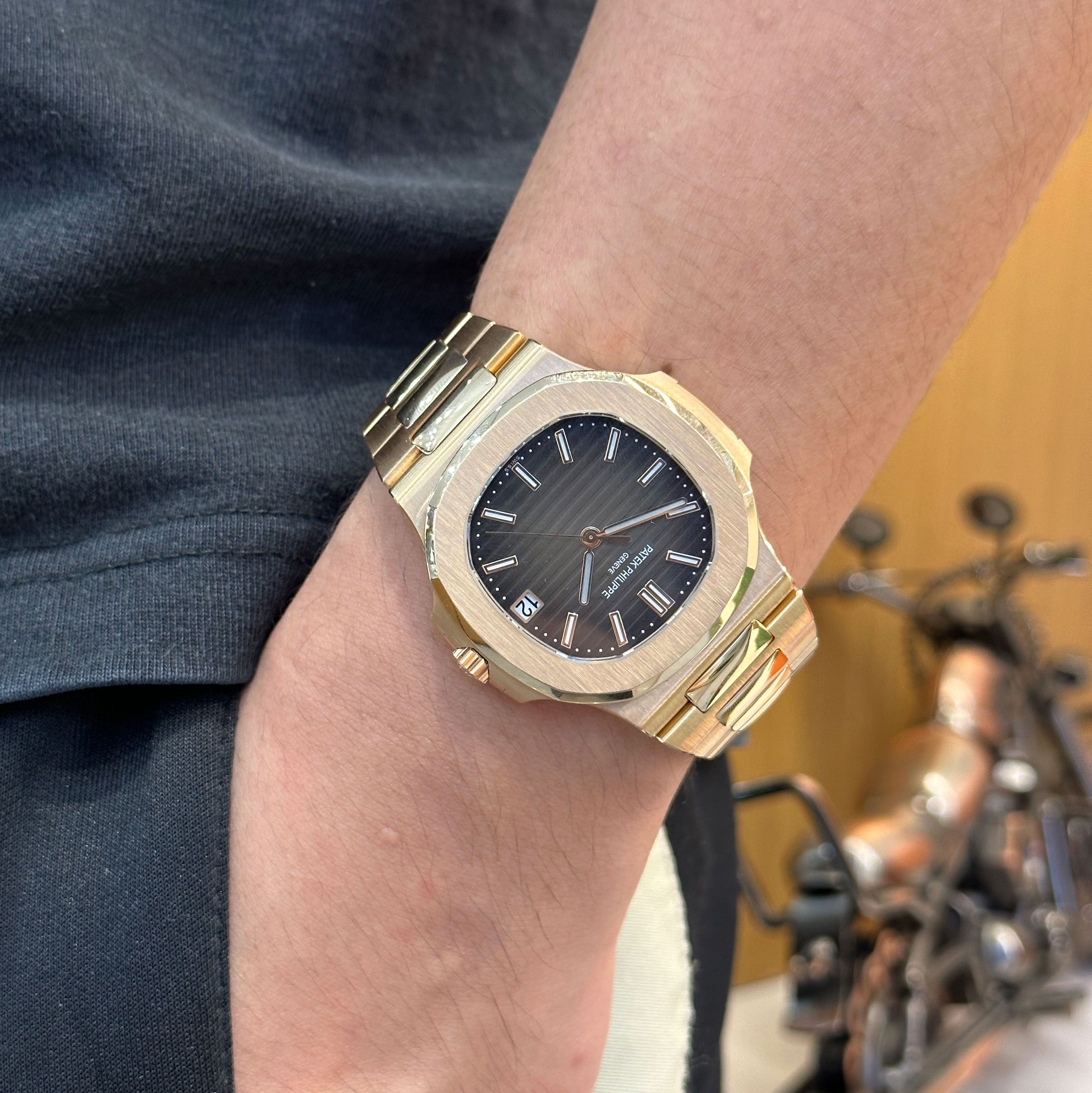 Patek Philippe Nautilus 5711 5712 gold set 18K