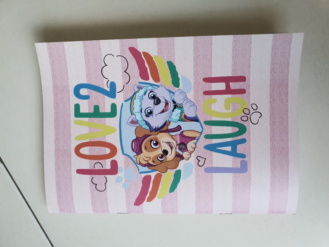 Paw patrol notebook, Hobbies & Toys, Stationery & Craft, Craft Supplies ...