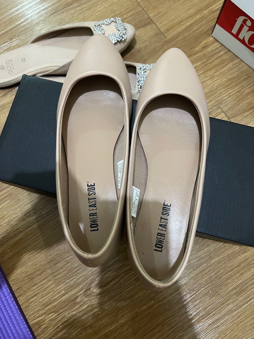 Payless Lower east side beige nude flats doll shoes