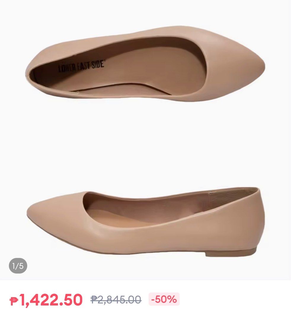 Beige flats payless sales