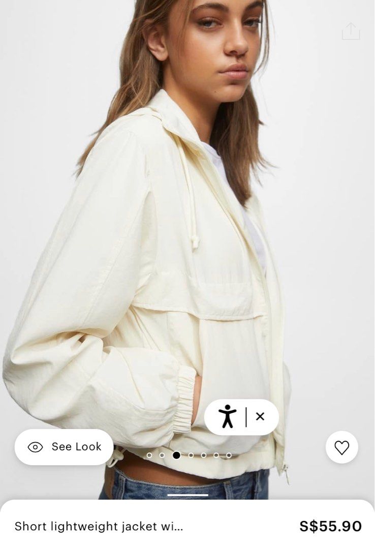 Pull and bear waterproof sale jacket