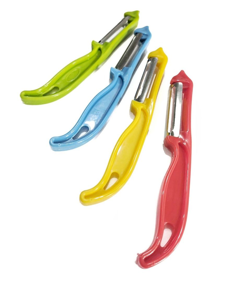 Peeler Vegetable Fruit Kitchenware Stainless Steel Potato Kitchen Supply (Category: Cookware & Accessories) located in Caloocan City. Submitted by 3hctrading (Listing ID 1230803927, Image 3). Description: Fruit & Vegetable Peeler SKU: A990 ITEM #950 Features ✦ Sold per piece ✦ 100% Brand new and high quality ✦ Removes just the peel without digging into fruit beneath ✦ Handle is comfortable even during repetitive action peeling Specification ✦ Siz
