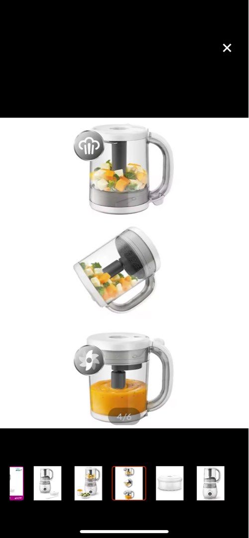 Philips baby food processor, Babies & Kids, Nursing & Feeding, Weaning & Toddler Feeding on