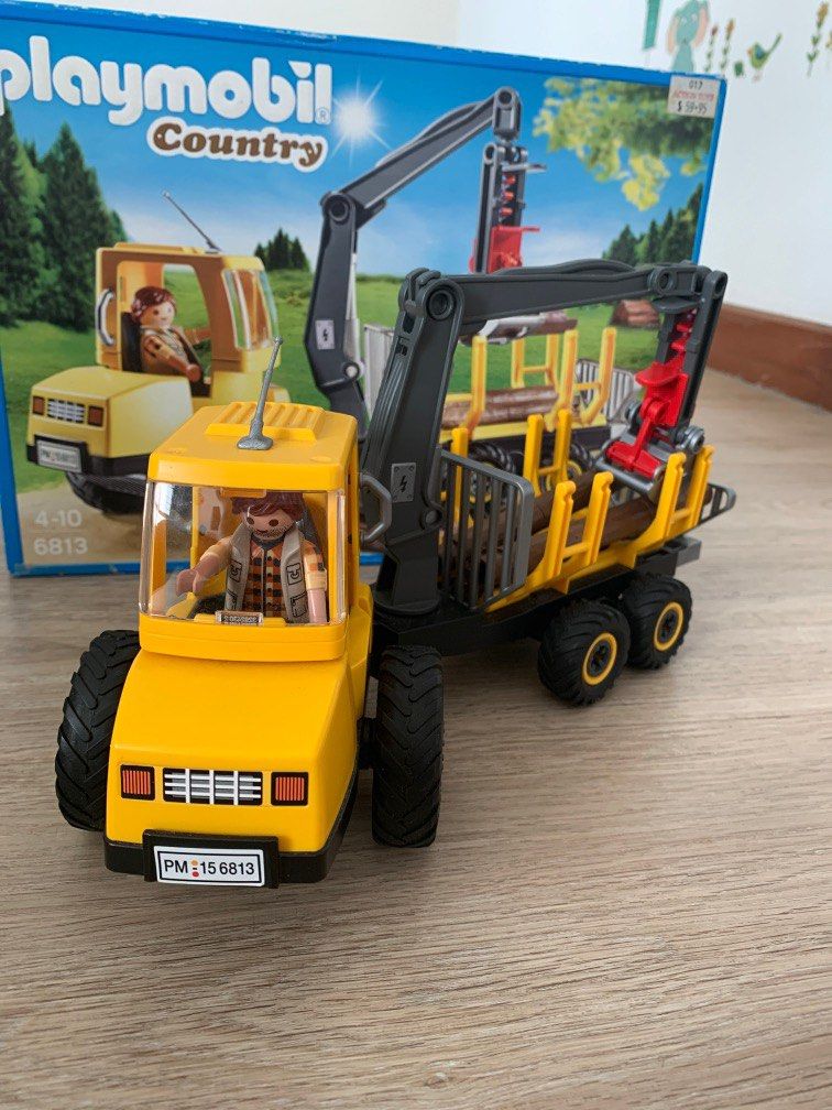 Playmobil logging truck hotsell