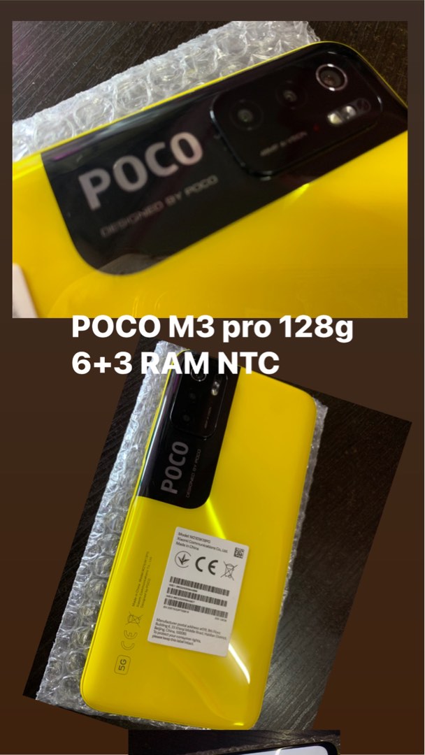 POCO M3 pro 5G 128g 6+3 RAM NTC on Carousell